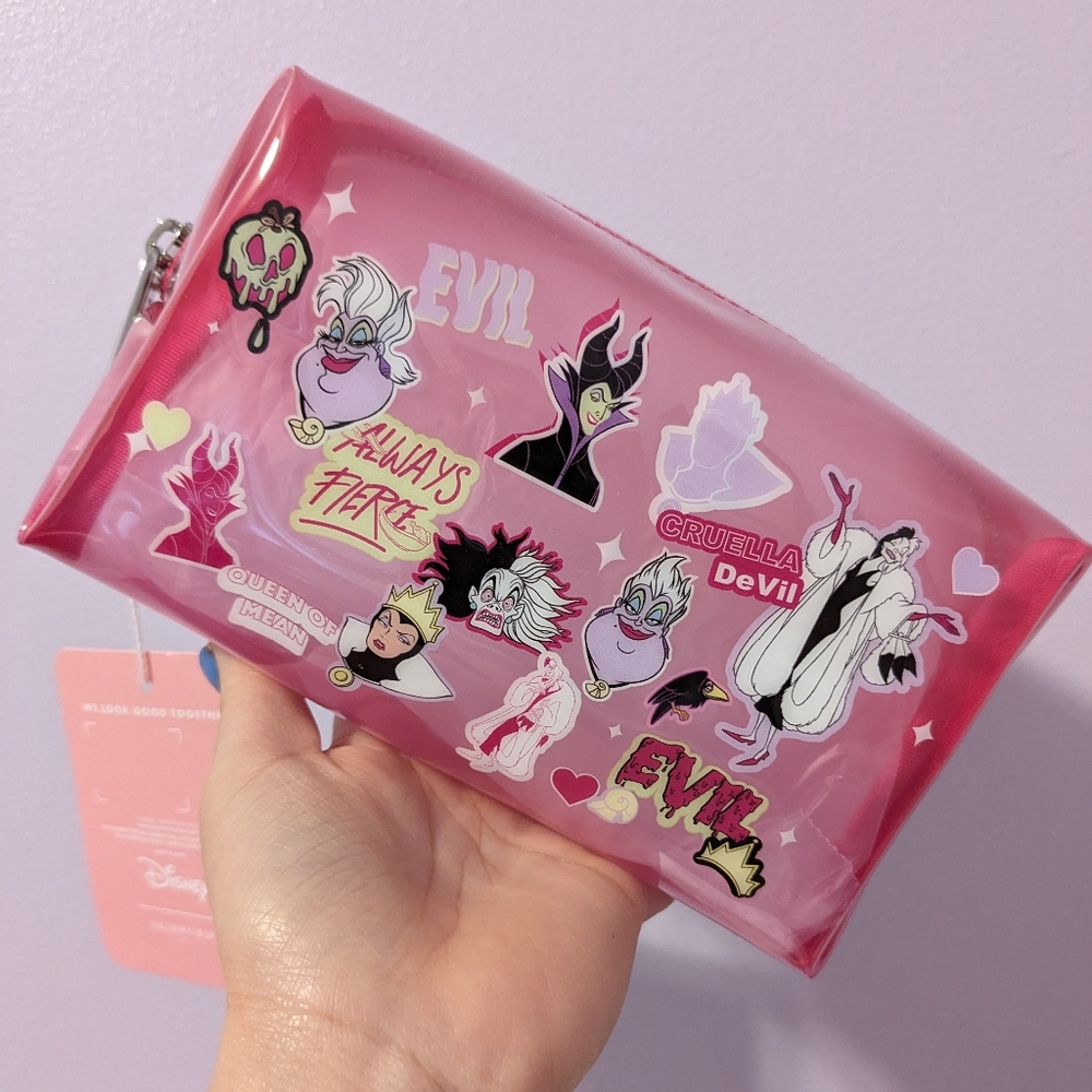 Skinnydip x Disney Villains cosmetic bag